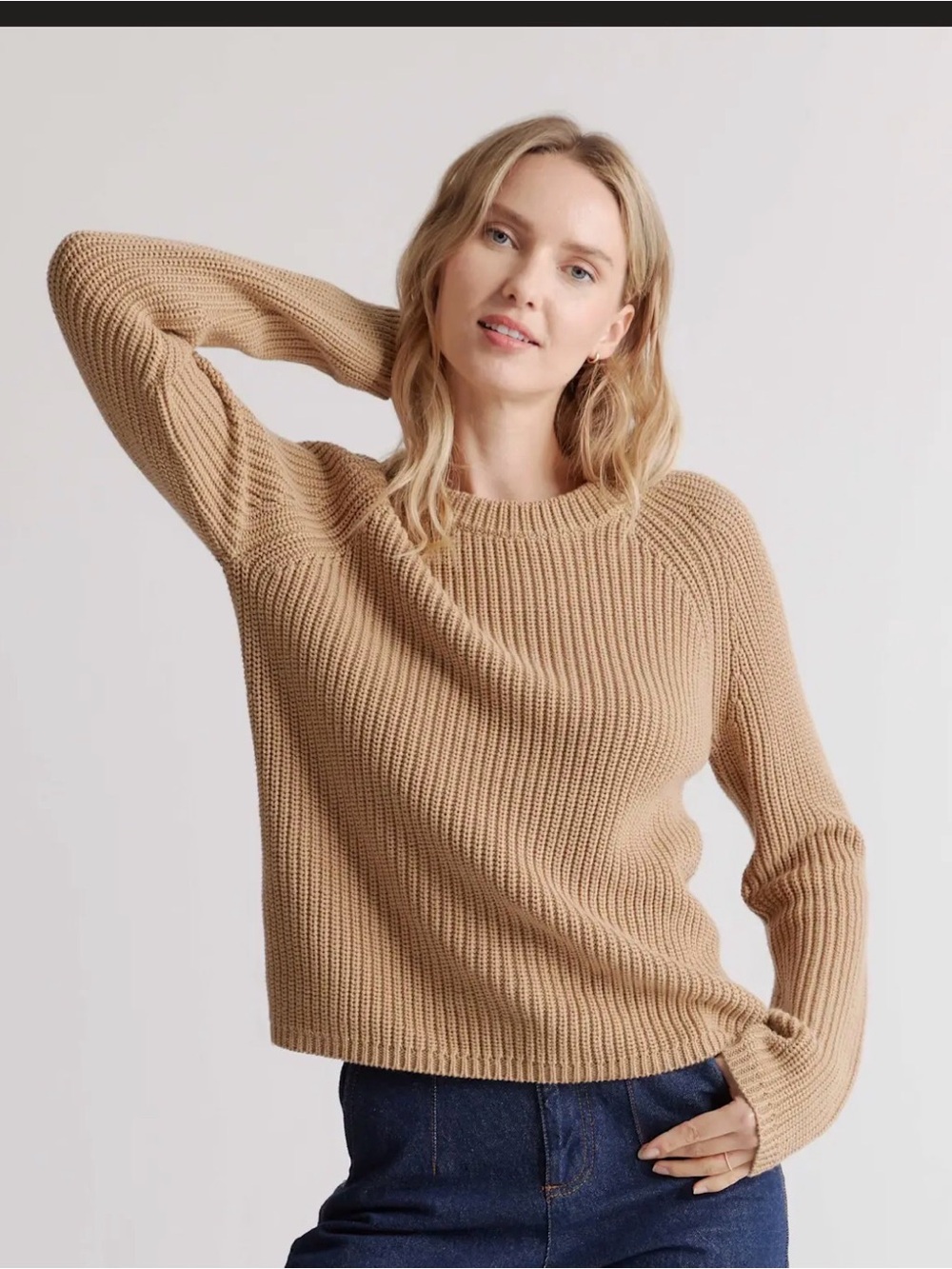 Quince sweater small